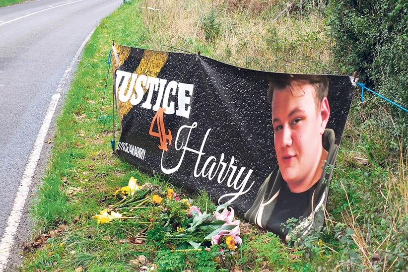 Justice4Harry campaign poster