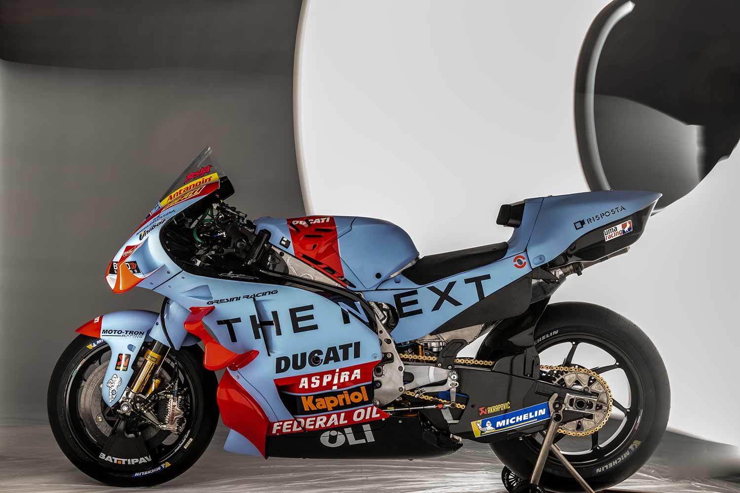 MotoGP Gresini Racing unveil colourful 2022 livery MCN