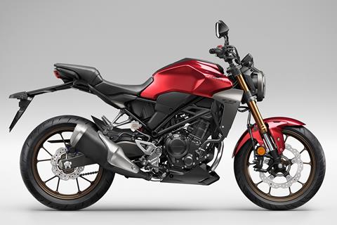 Naked CB300R re-joins Honda’s range for 2022 with Showa fork upgrade and slipper clutch