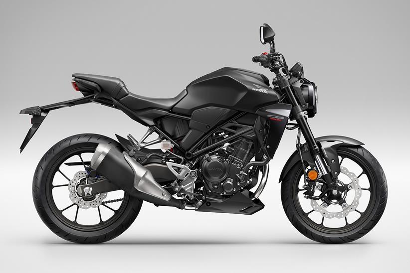 2022 Honda CB300R in Mat Gunpowder Black Metallic