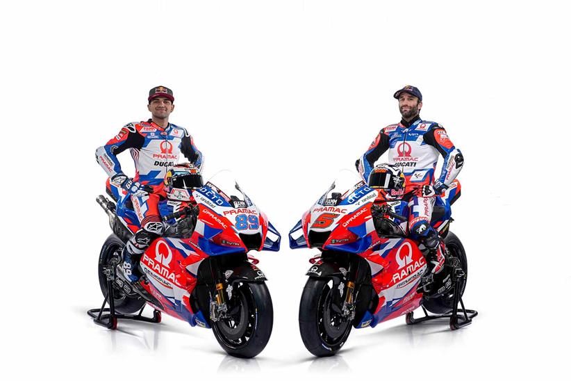 The 2022 Pramac Racing Ducati livery