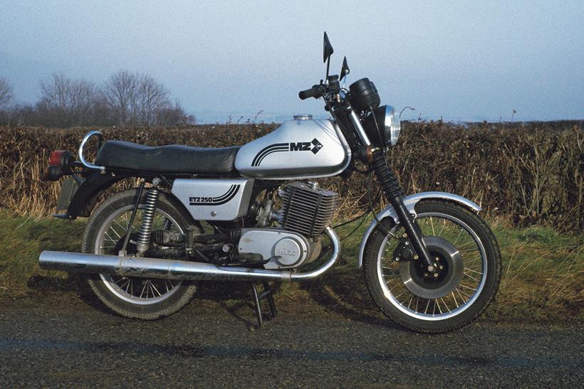 MZ ETZ250 side view