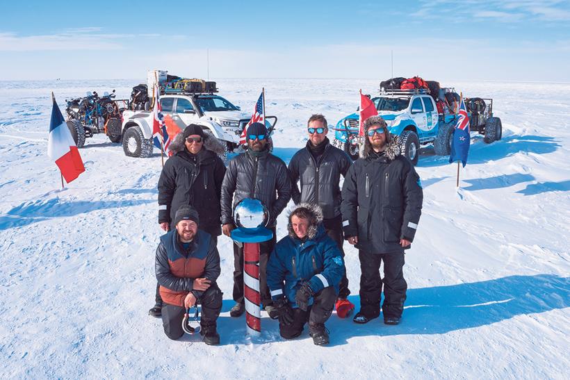 The South Pole expedition team