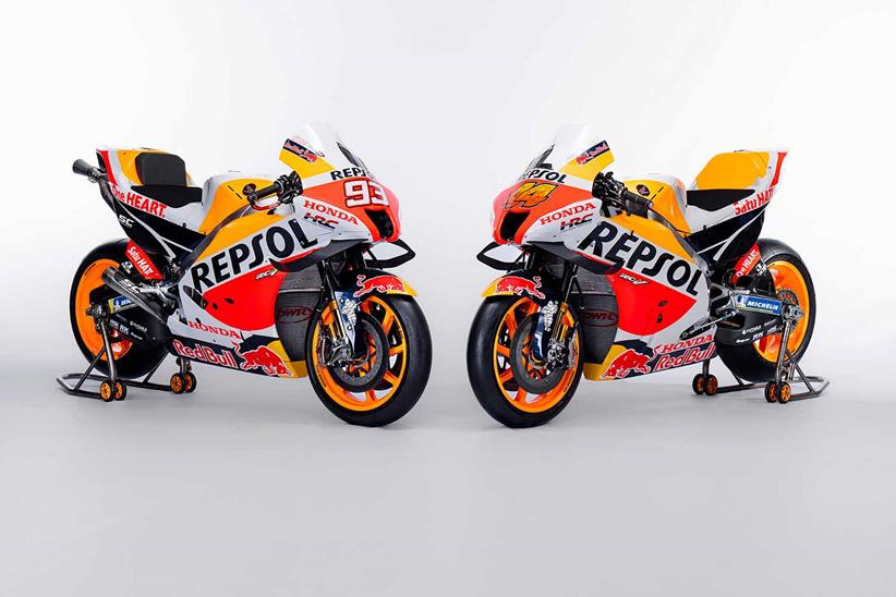 The 2022 Repsol Honda RC213V Livery