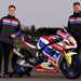 Danny Kent (left) is joined by Christian Iddon (right) at Buildbase Suzuki this year