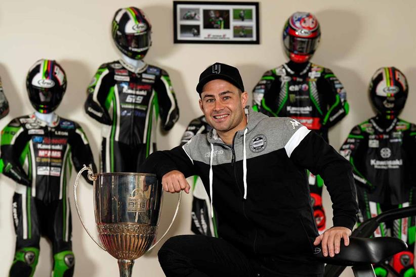 Leon Haslam is back in the British Superbike Championship