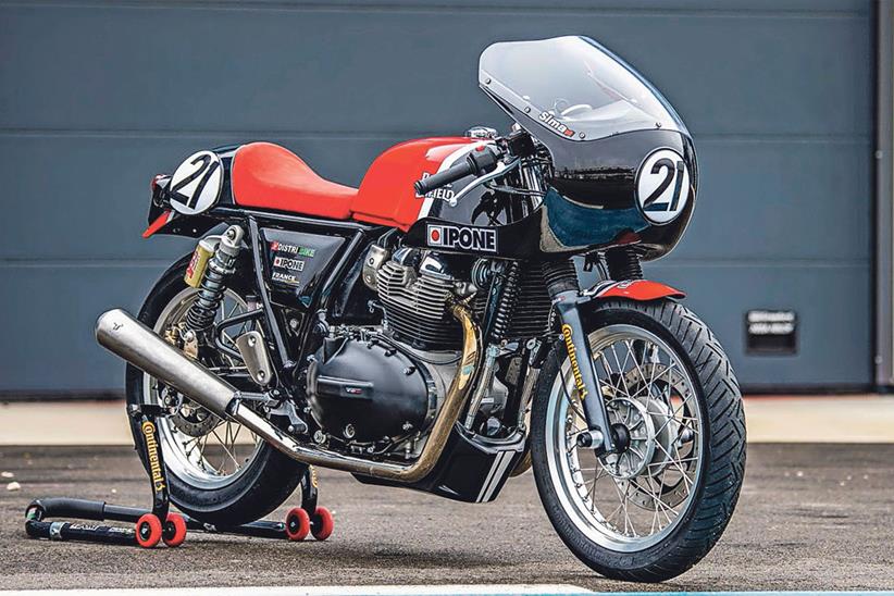 Royal Enfield Continental GT modified for racing Photo: SIMA