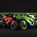 The two special ZX-10RRs are built by Kawasaki World Superbike team