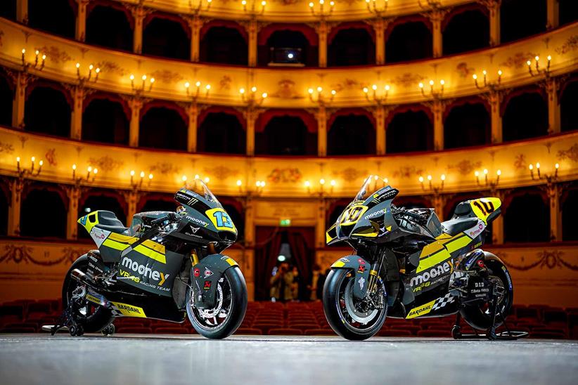 The sleek design will be present in Moto2 (left) and MotoGP (right)