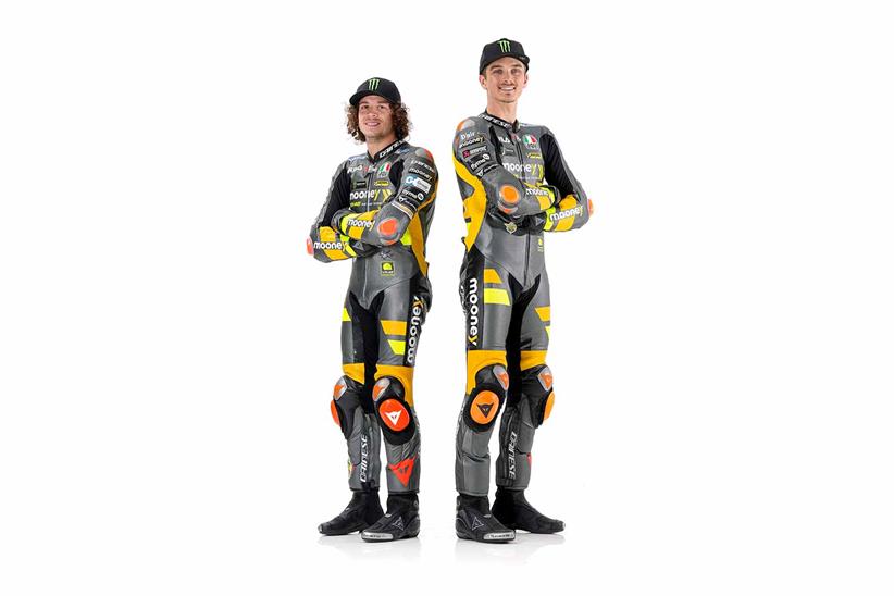 Bezzecchi (left) is entering his first MotoGP campaign, whilst Marini enters year two