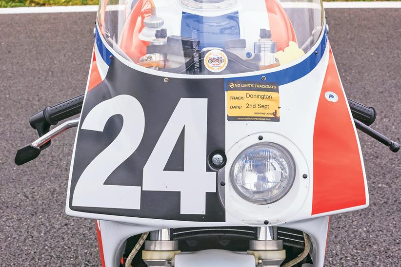 Front end of the Honda RC30 'NLOB'