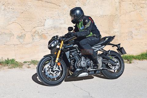 Spied: Big changes as Triumph test Öhlins-equipped Street Triple 765