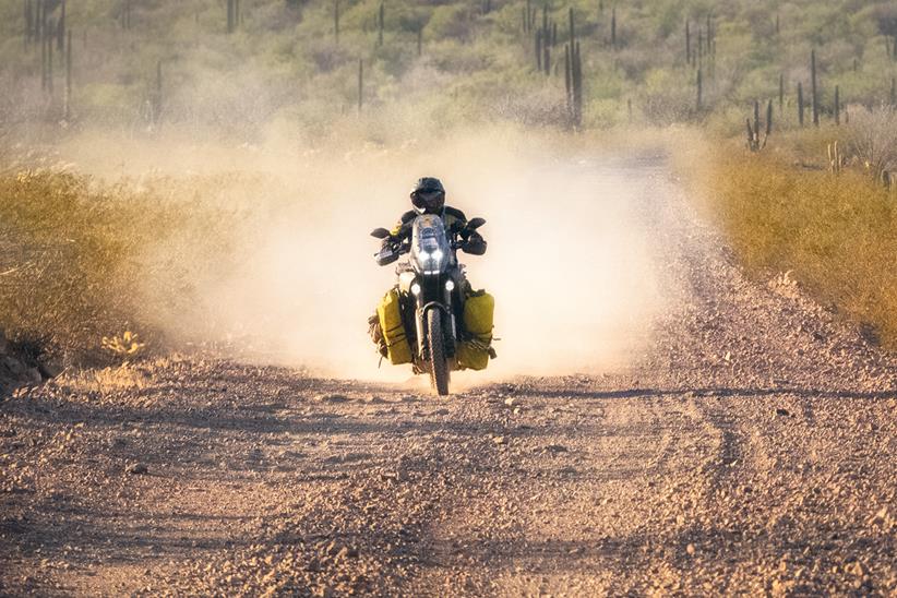 Crossing the Baja Peninsula on the trusty Ténéré