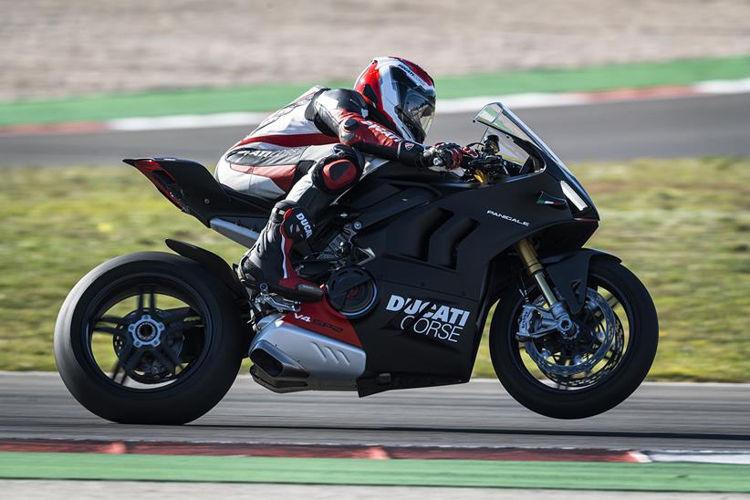 Accelerating on the Ducati Panigale V4 SP2