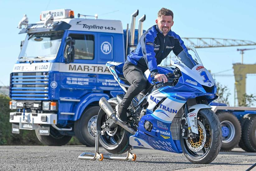 Jack Kennedy's stunning blue and white Mar-Train Yamaha R6