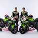 Jonathan Rea and Alex Lowes with the 2022 Kawasaki ZX-10RR