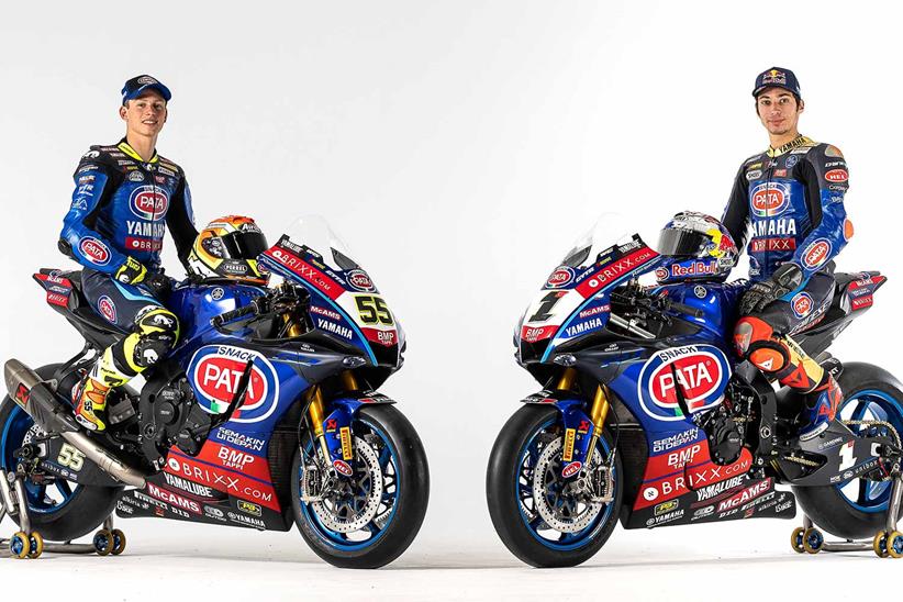 The Pata Yamaha with Brixx 2022 WorldSBK livery