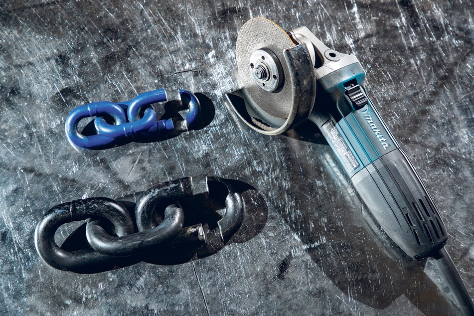 Bike security video special Angle grinder vs chains and a ground anchor