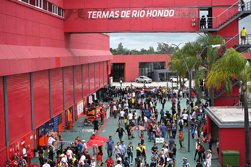 There will be no track action at Termas de Rio Hondo on Friday