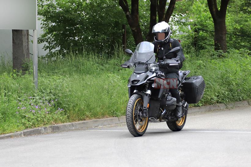 BMW R1300GS spied on the road