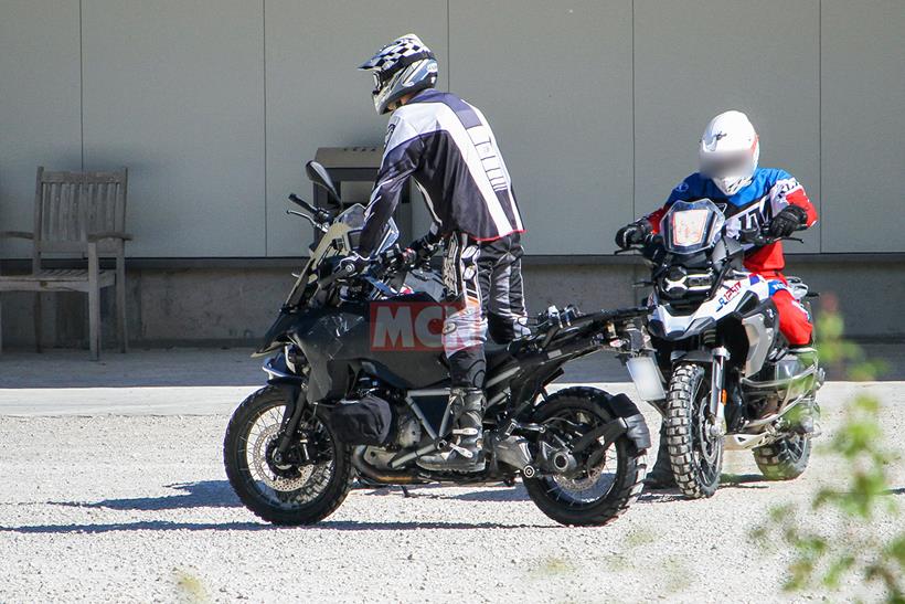 BMW R1300GS spy shot right side