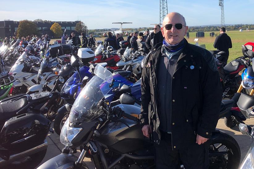 John Schofield has got back on two wheels after surviving cancer