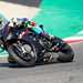 Cornering on the BMW S1000RR on track using the Pirelli Diablo Rosso IV Corsa
