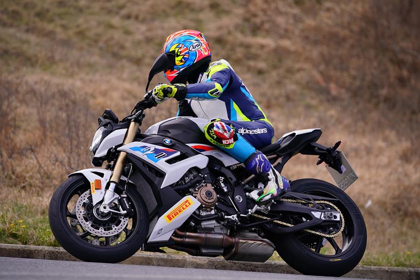 Riding the BMW S1000R with the latest Pirelli rubber