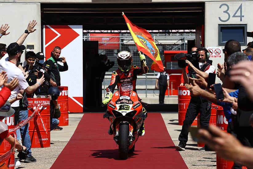 Alvaro Bautista is back on top in the World Superbike Championship