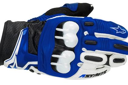 The Alpinestars GPX glove is perforated to allow air to flow through