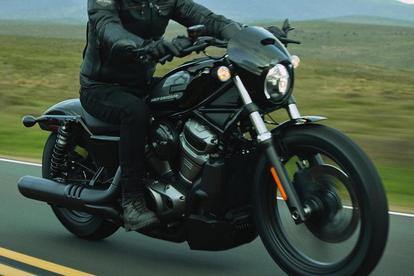 2022 Harley-Davidson Nightster being ridden on the road